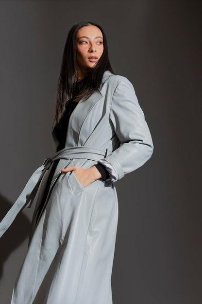 Blue Ultra Trench Coat - Sale