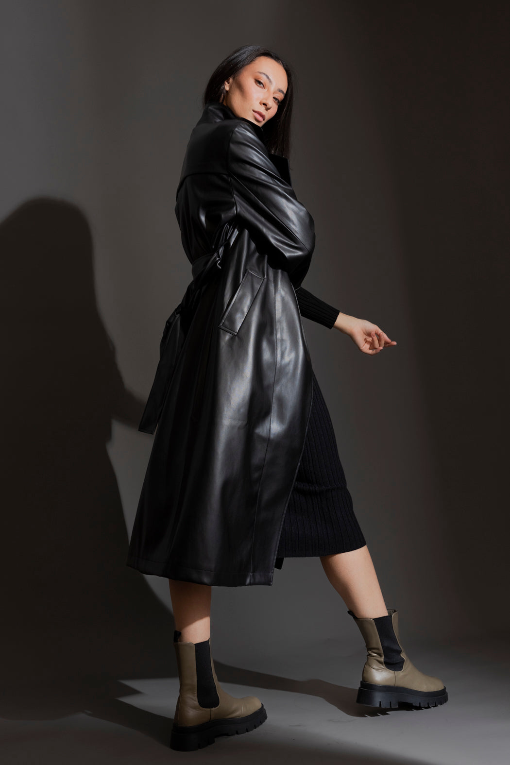 Black Ultra Trench Coat