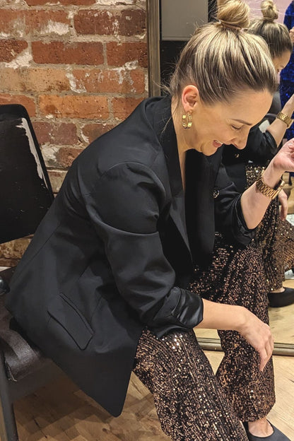 Black Military Blazer - Final Sale