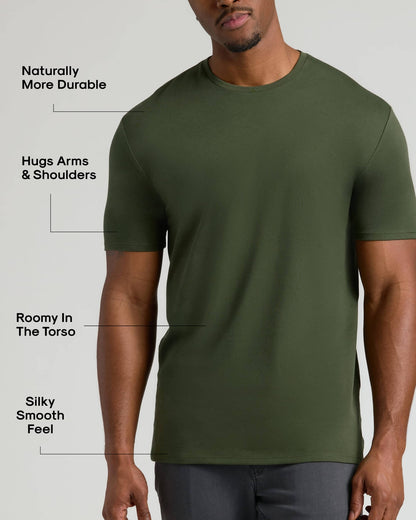 Grove Tall Pima Cotton Blend Crew