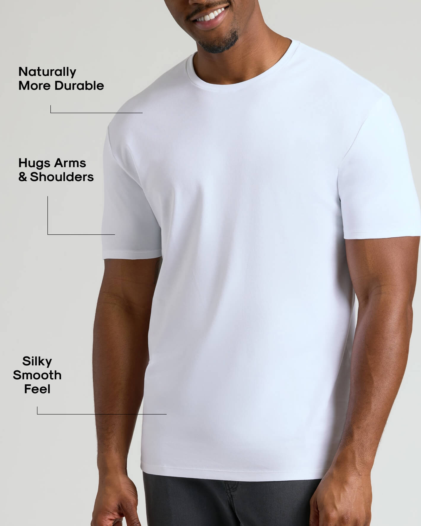 Tall Pima Cotton Blend Crew 2-Pack