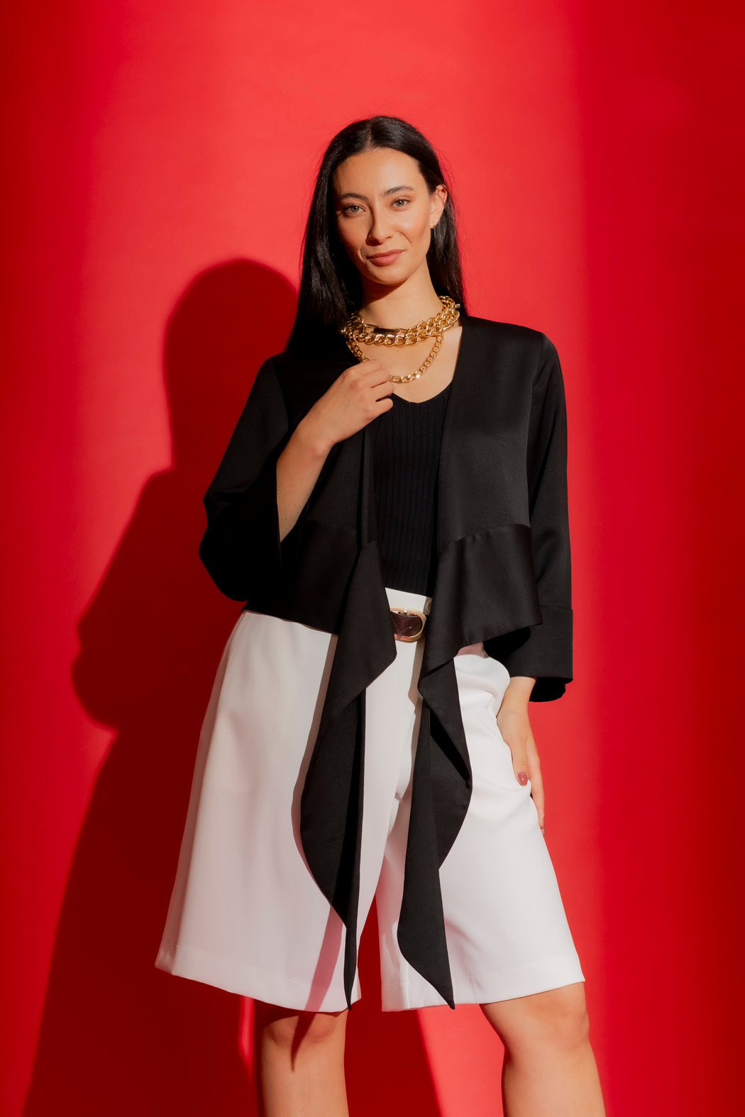 Black Tie Front Bolero