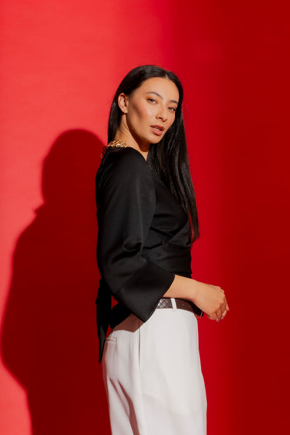 Black Tie Front Bolero