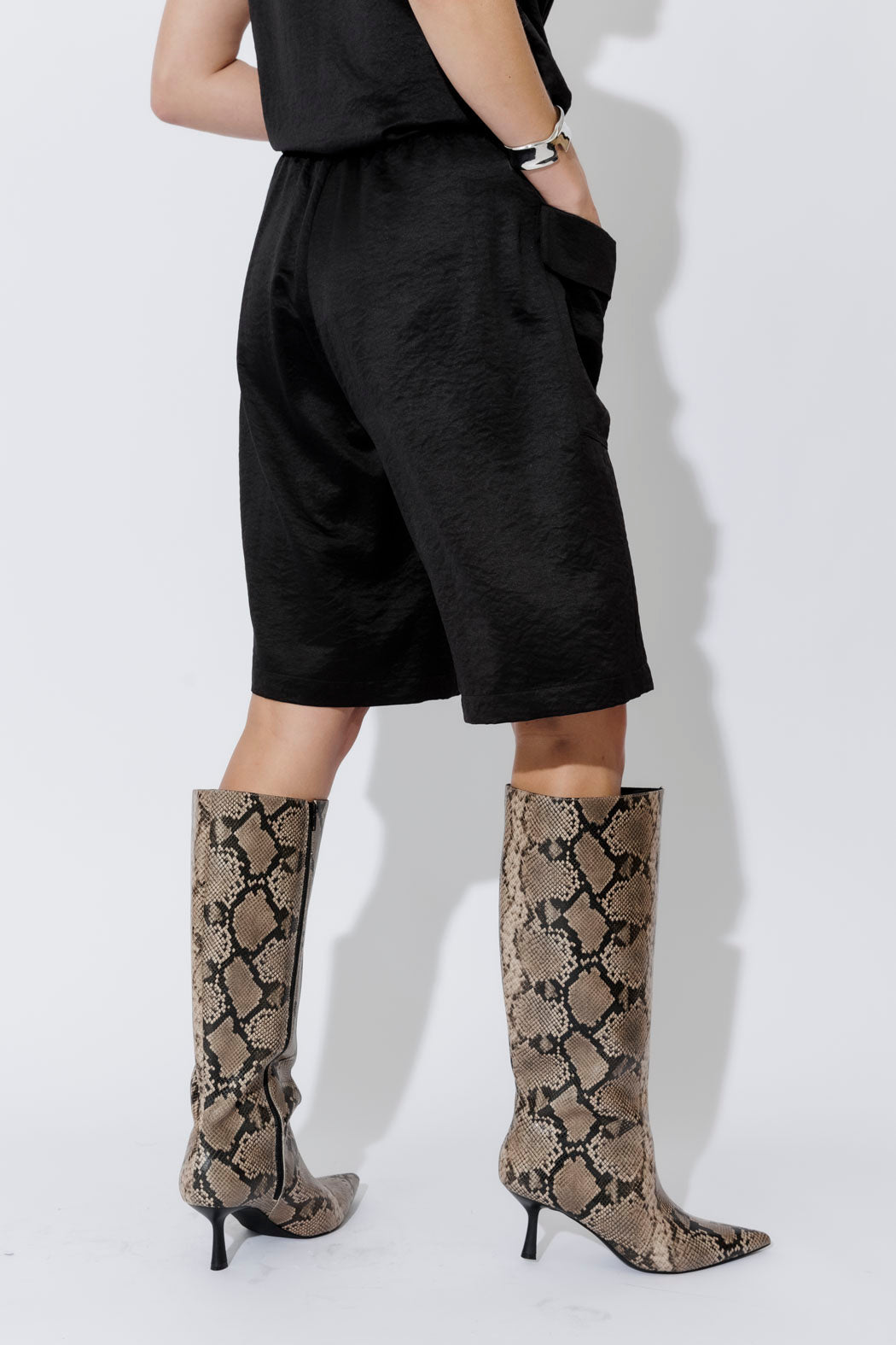 Black Cargo Shorts