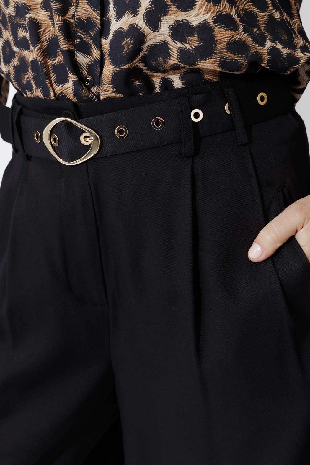 Black Cleo Shorts