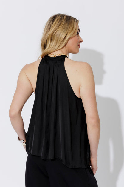 Black Tie Neck Cami