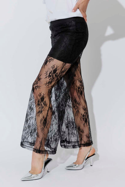 Black Lace Pant