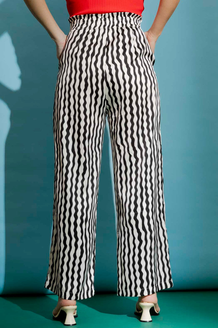 Black / White Stripe Vogue Pant