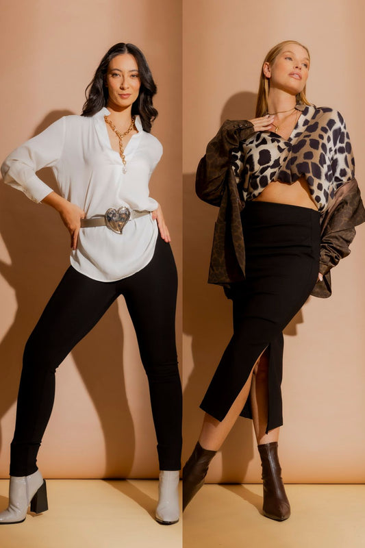 Black Ponte Miracle Skirt & Pant Pack