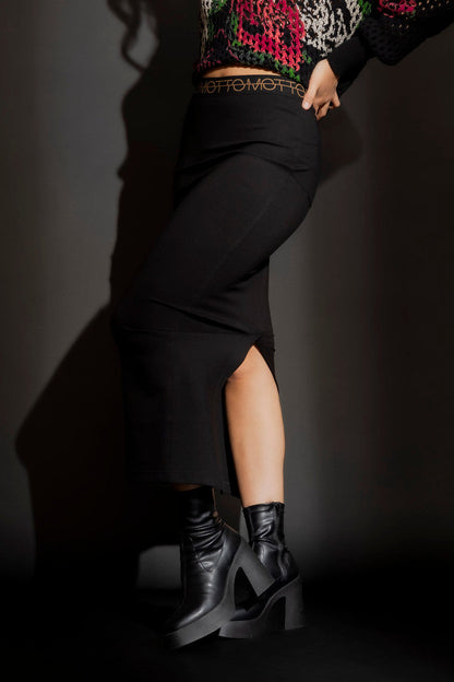 Black Ponte Miracle Skirt