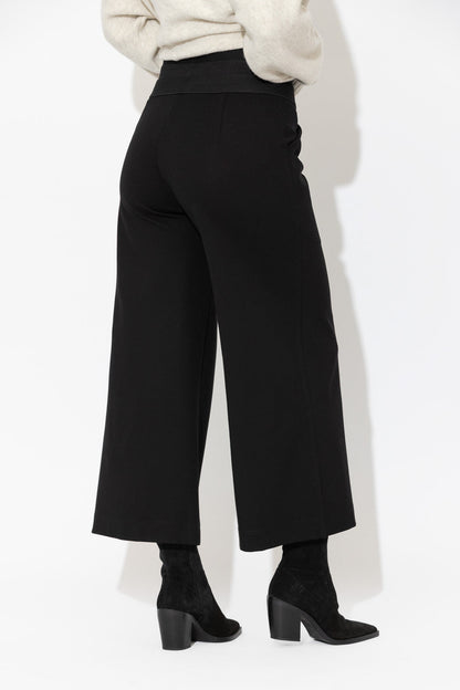 Black Waist Shaper Jet Culotte