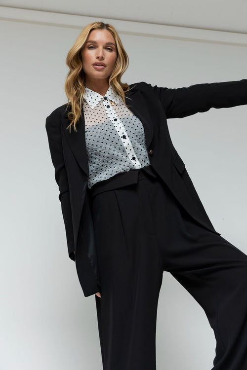 Black Euro Blazer
