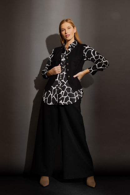 Black Silky Asana Shirt