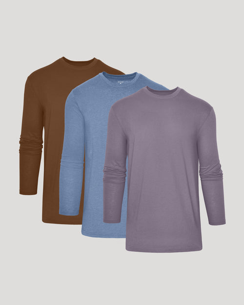Seasonal Tall Classic Long Sleeve Crew 3-Pack
