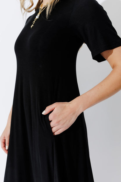 Black Tencel Bella Dress