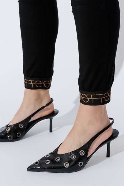 Black Tencel Weekend Pant