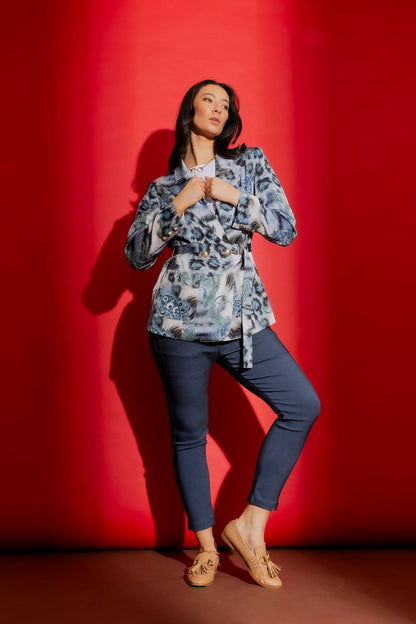 Blue Paisley Soft Blazer