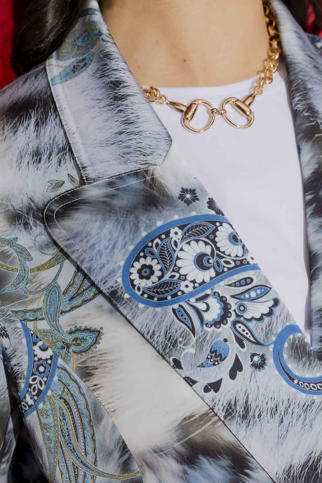 Blue Paisley Soft Blazer