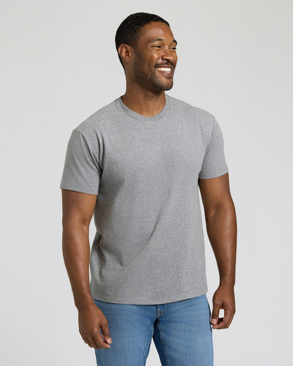 Heather Gray Short Classic Crew Neck
