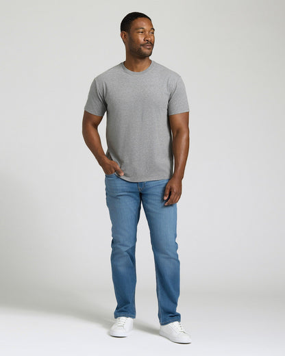 Heather Gray Short Classic Crew Neck