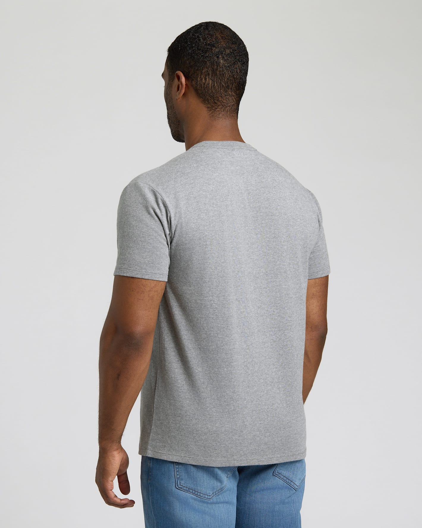 Heather Gray Short Classic Crew Neck