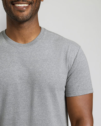 Heather Gray Short Classic Crew Neck