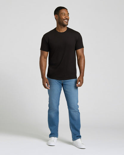Black Short Classic Crew Neck