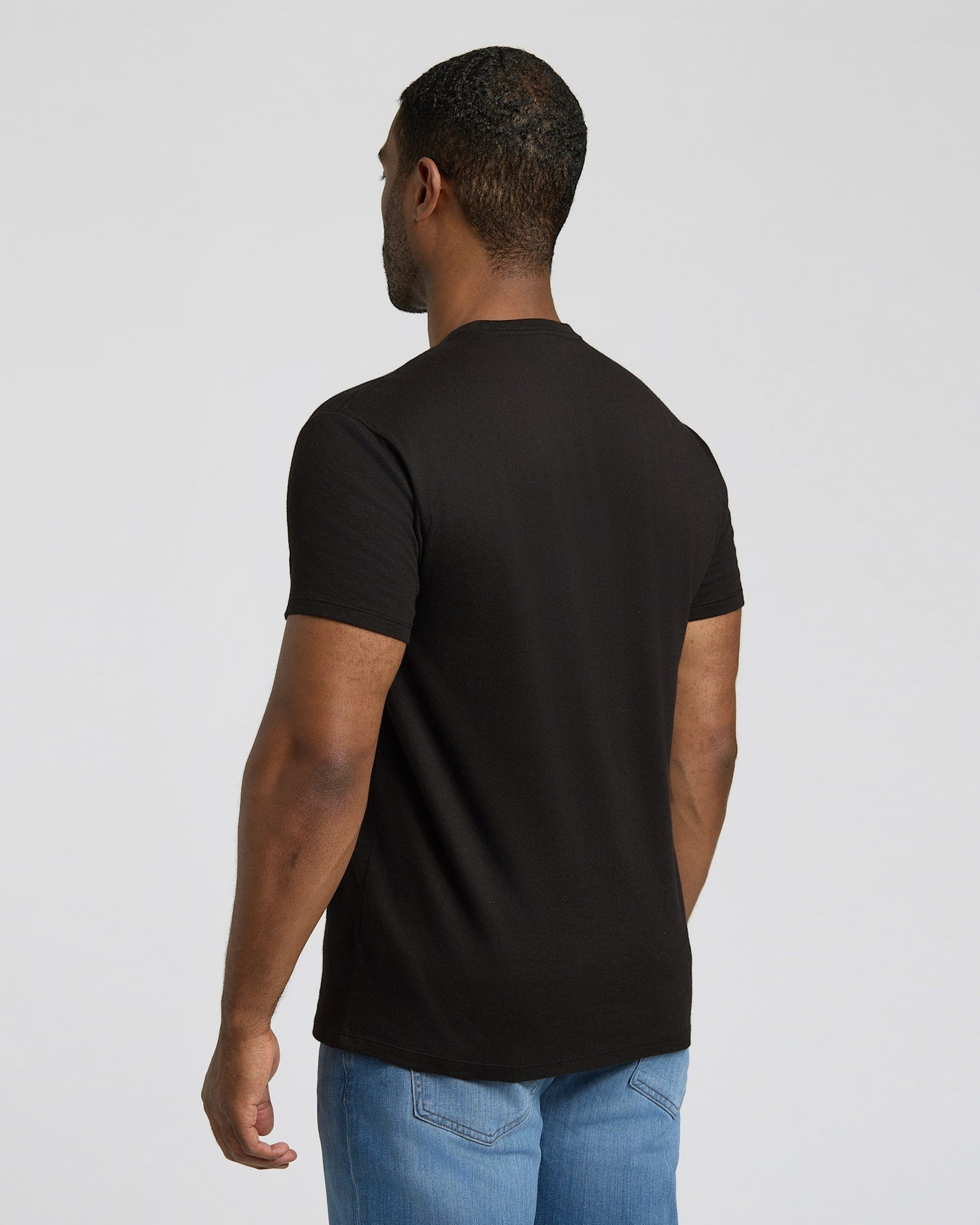 All Black Short Classic Crew Neck 6-Pack