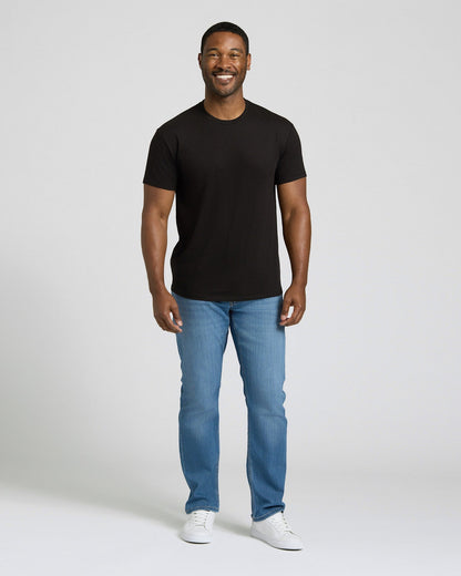 All Black Short Classic Crew Neck 6-Pack