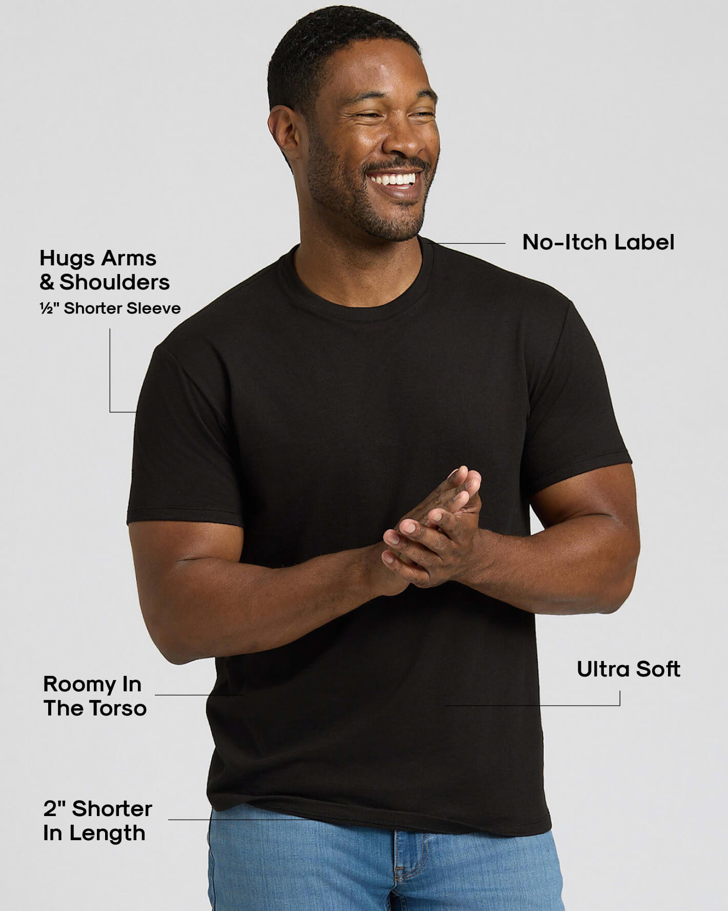 The Staple Short Classic Crew Neck 6-Pack
