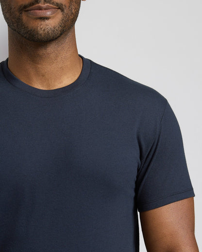 Navy Short Classic Crew Neck