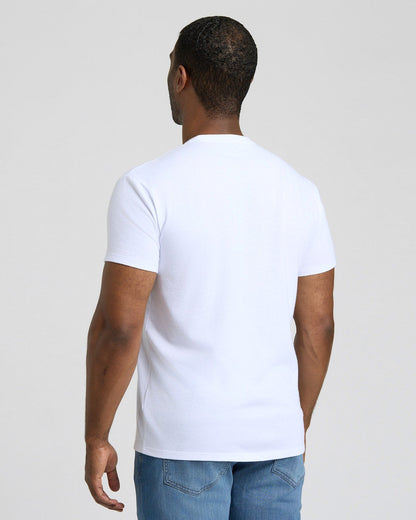 All White Short Classic Crew Neck 6-Pack