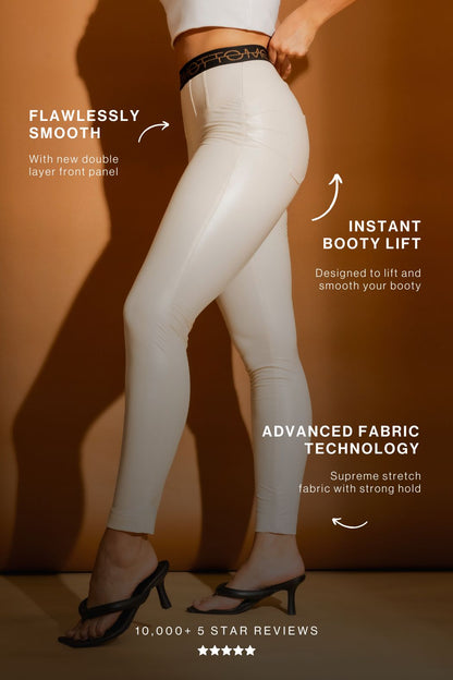 Chalk Croc Coated Miracle Pants