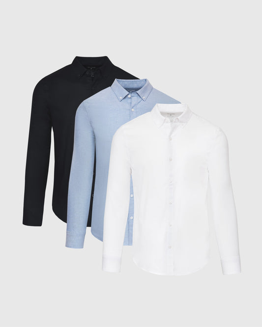 Standard Stretch Oxford 3-Pack