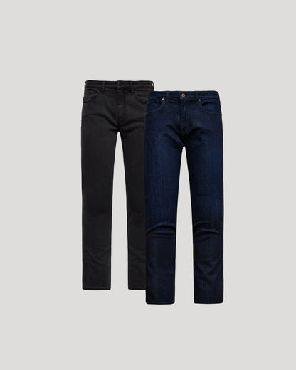 Straight Comfort Stretch Jeans 2-Pack