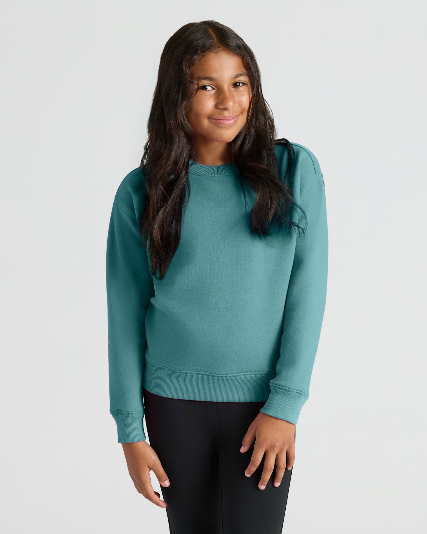 Girls Stormcloud Slouch Pullover Crew
