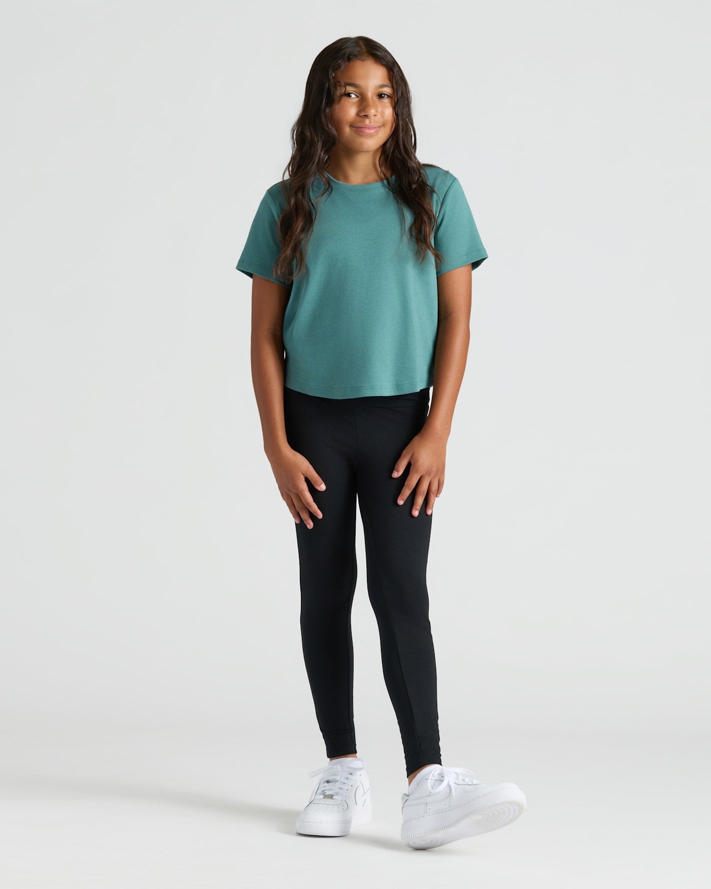 Girls All Black Foldover Legging 3-Pack