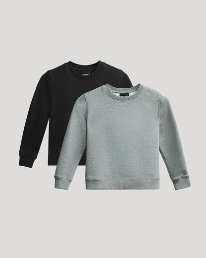 Boys' Fleece Crew Neck 2-Pack
