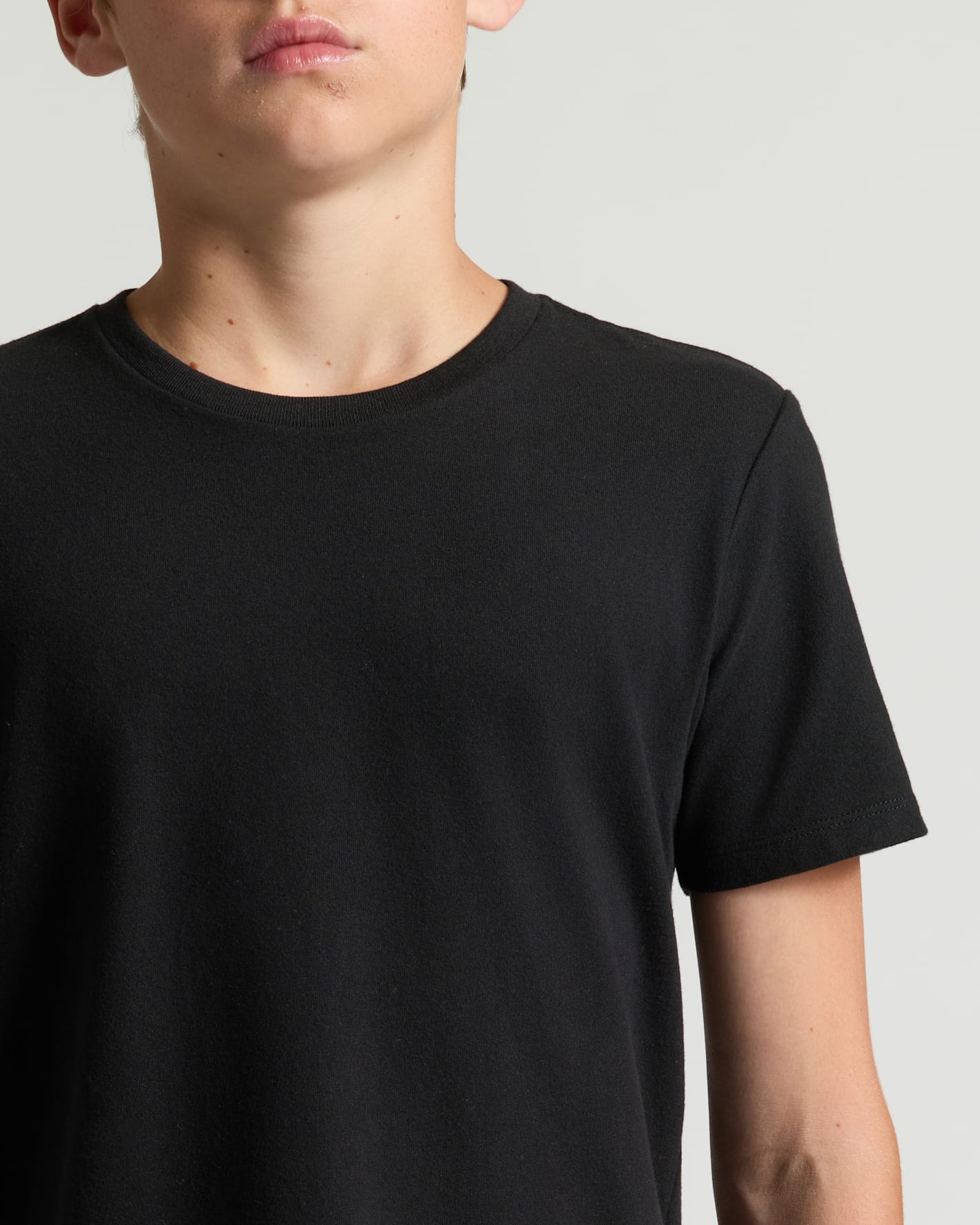 Boys' Classic Curved Hem Crew Neck 6-Pack