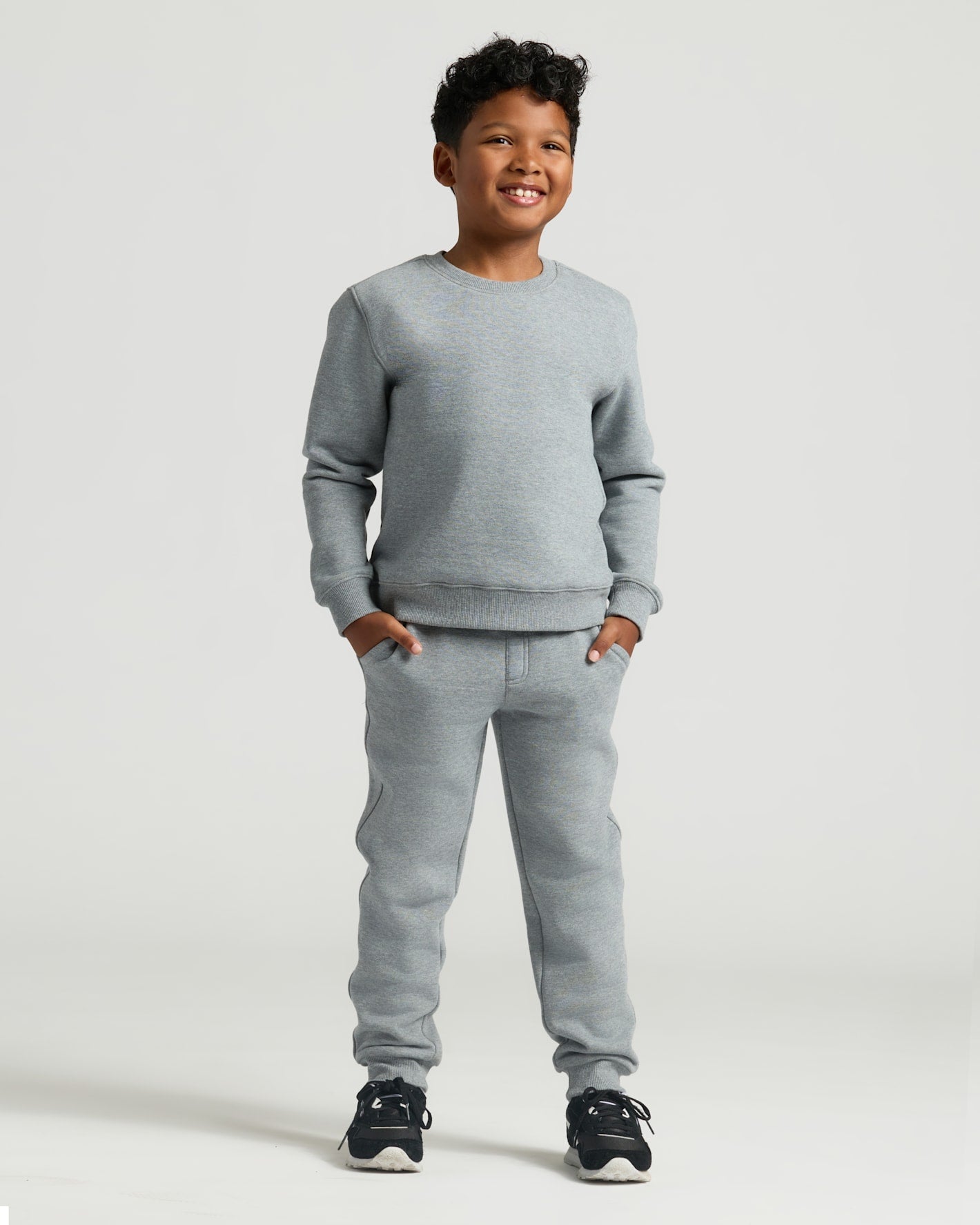 Boys' Fleece Crew Neck 2-Pack