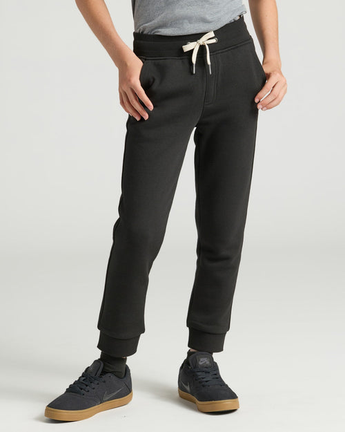 Boys' Black Fleece Jogger