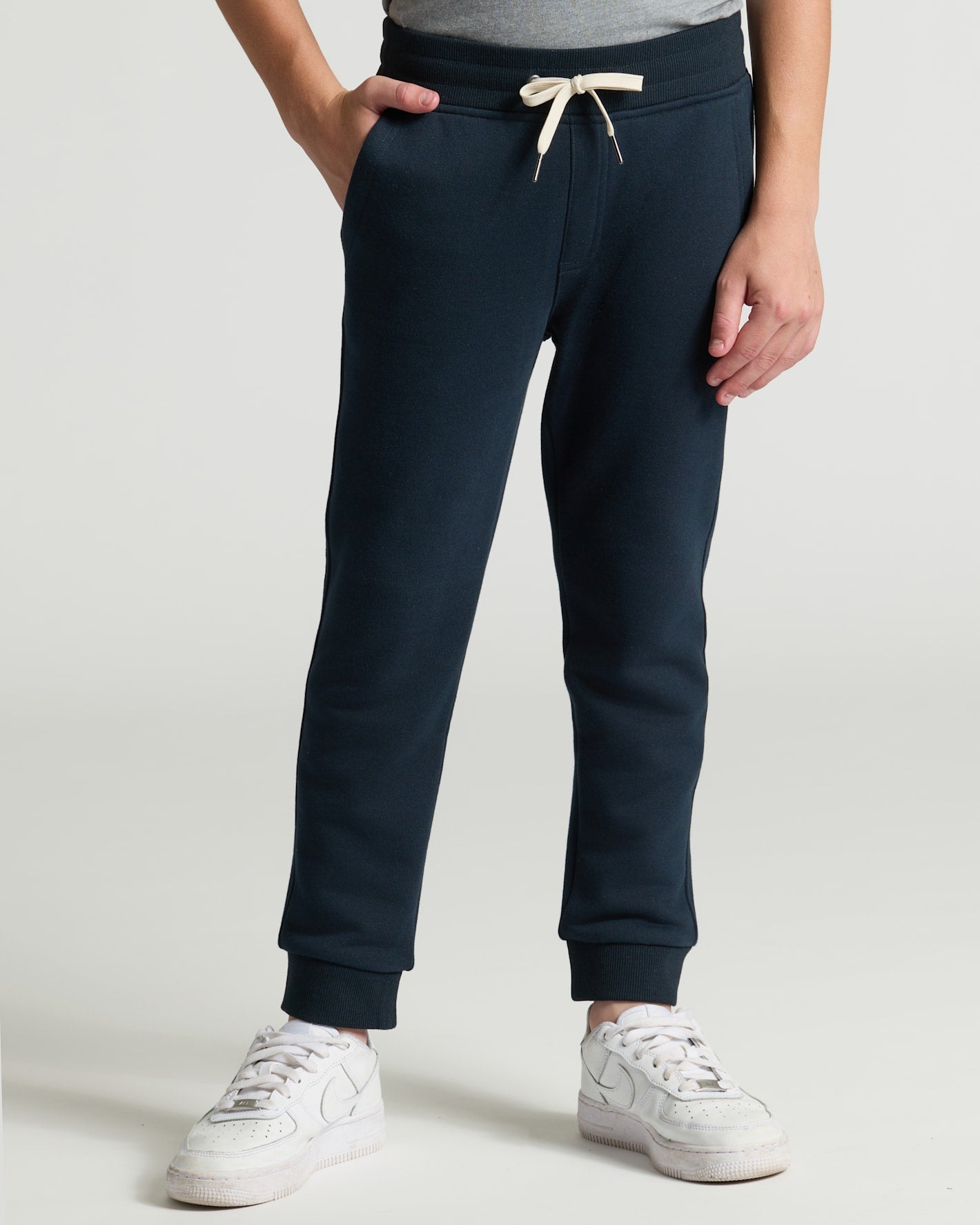 Boys Navy Full Zip Fleece Hoodie & Jogger 2-Pack