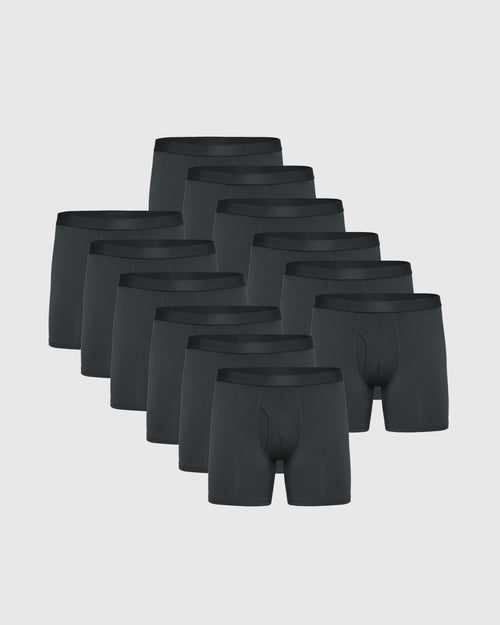 Carbon Boxer Briefs W/ Fly 12-Pack 2025