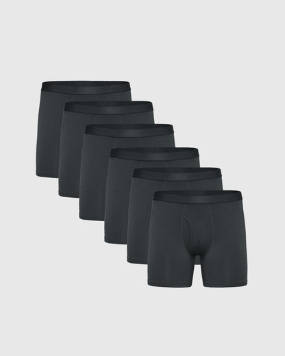 Carbon Boxer Briefs W/ Fly 6-Pack 2025