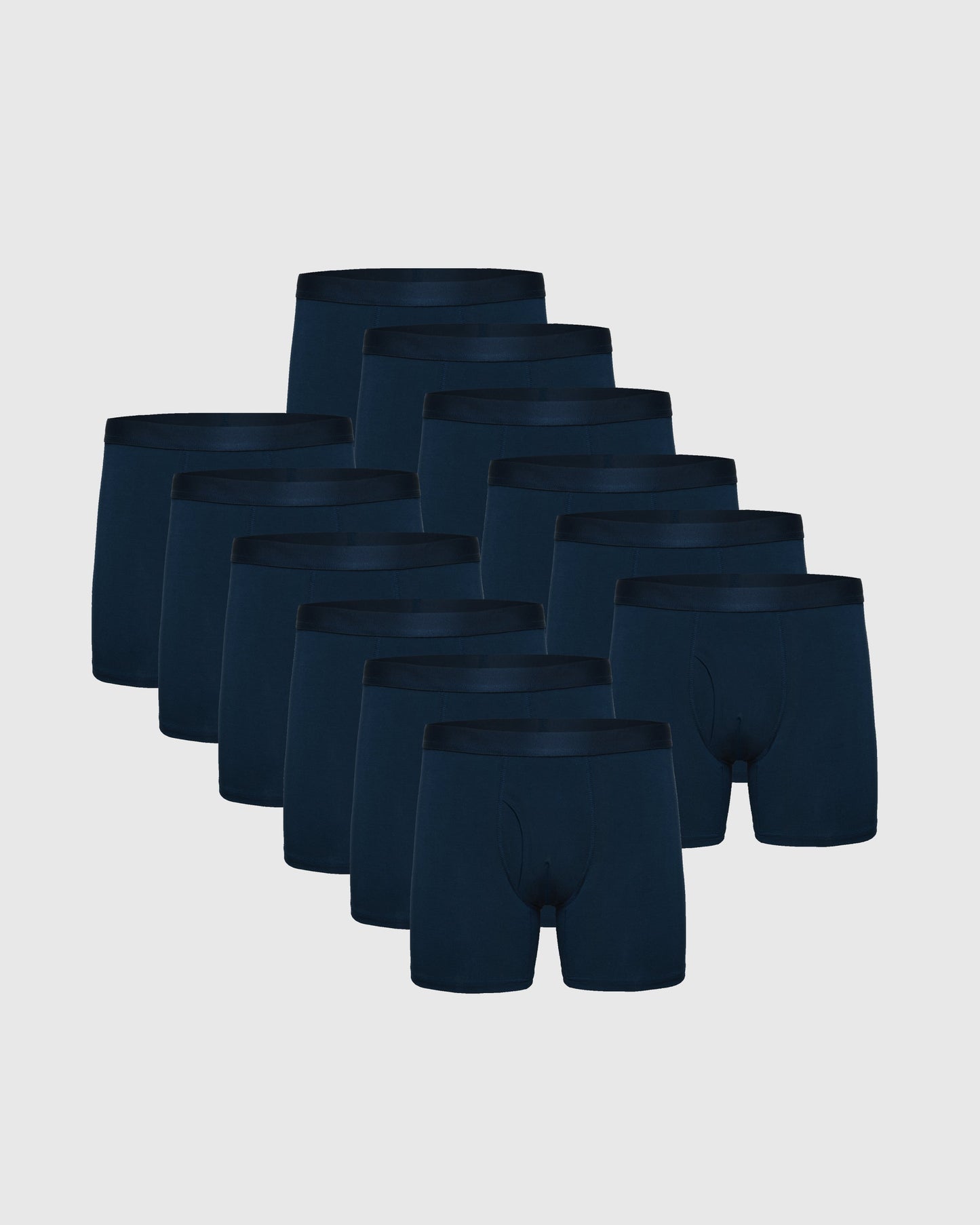 Navy Boxer Briefs W/ Fly 12-Pack 2025