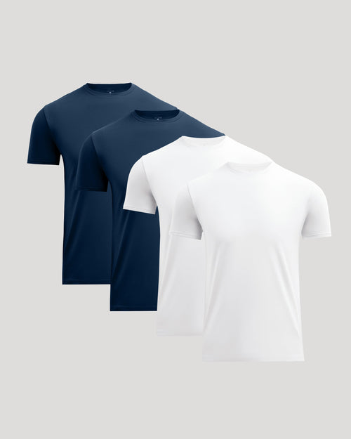 Pima Cotton Blend Crew 4-Pack