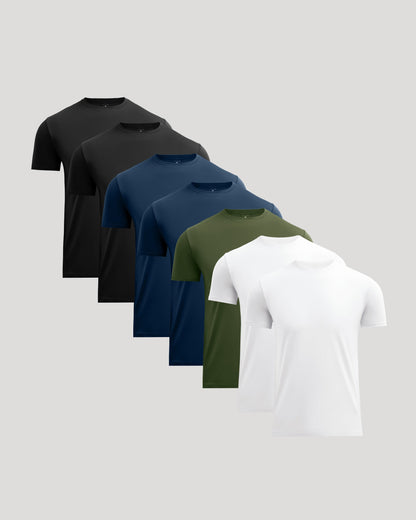 Pima Cotton Blend Crew 7-Pack