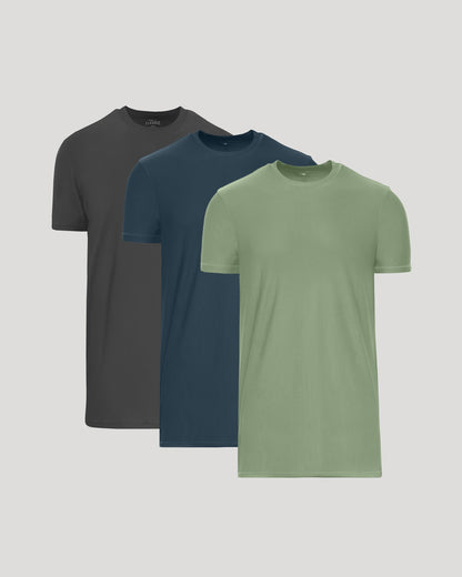 Seasonal Tall Active Crew 3-Pack