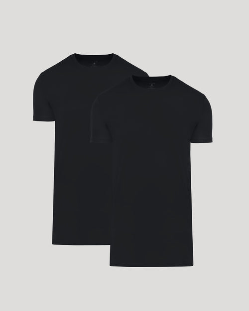 Tall Pima Cotton Blend Crew 2-Pack