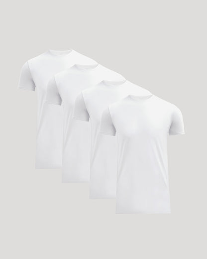 Tall Pima Cotton Blend Crew 4-Pack